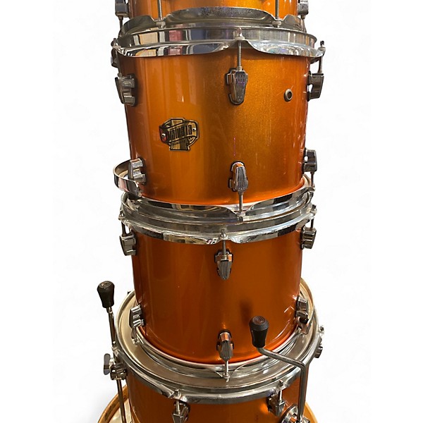 Used Ludwig 5 Piece ELEMENT EVOLUTION Orange Drum Kit