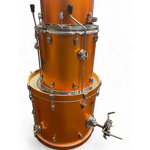 Used Ludwig 5 Piece ELEMENT EVOLUTION Orange Drum Kit