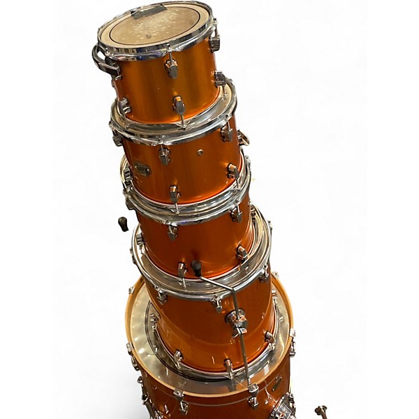 Used Ludwig 5 Piece ELEMENT EVOLUTION Orange Drum Kit
