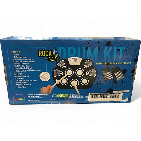 Used MukikiM ROCK AND ROLL IT DRUM Portable Audio Player