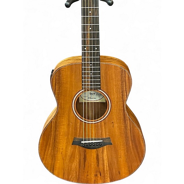 Used Taylor gs mini koa e Natural Acoustic Electric Guitar