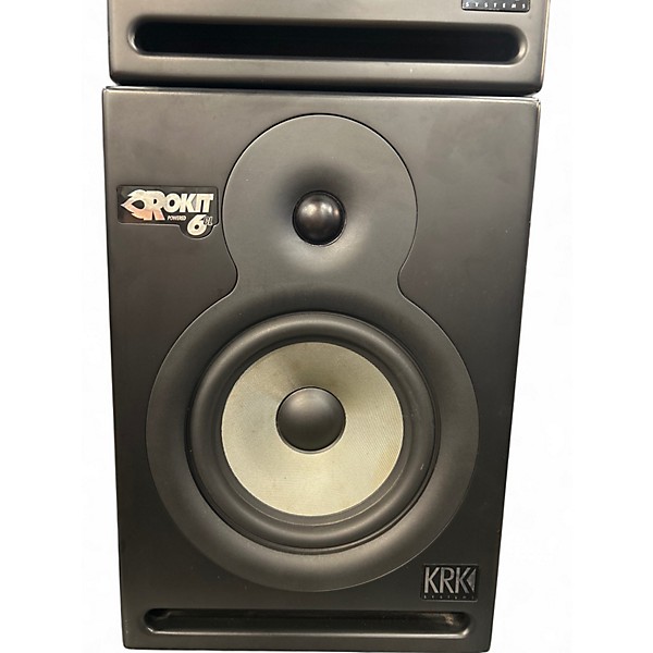 Used KRK RP-6 Rokit 2-Way 6 "Active Limited Edition Silver (Pair) Powered Monitor