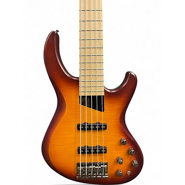 Used MTD Kingston Saratoga DLX 5 Sunburst Electric Bass Guitar