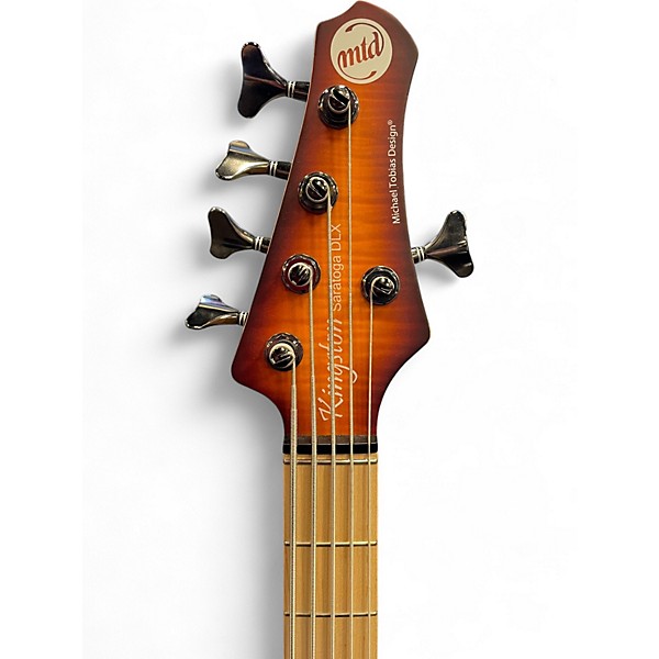 Used MTD Kingston Saratoga DLX 5 Sunburst Electric Bass Guitar