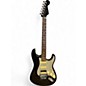 Used Fender American Ultra Luxe Stratocaster Metallic Black Solid Body Electric Guitar thumbnail