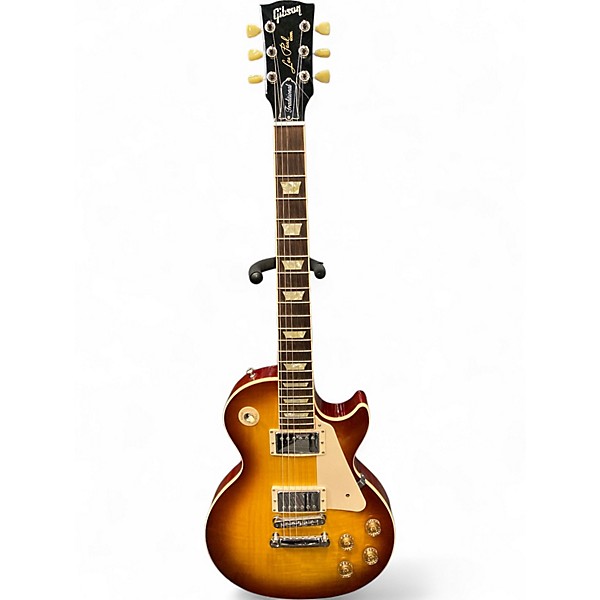 Used Gibson Les Paul Standard 1960S Neck Cherry Sunburst Solid Body Electric Guitar