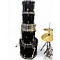 Used Sound Percussion Labs 5 Piece Plus Black Drum Kit
