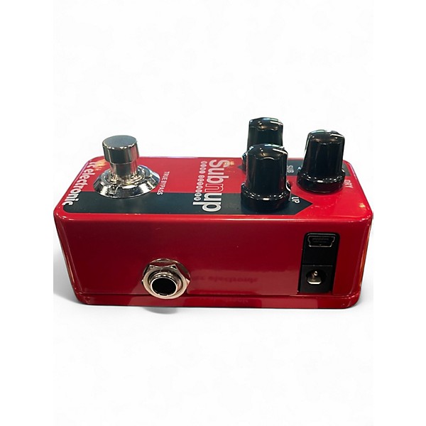 Used TC Electronic Sub N Up Mini Octaver Effect Pedal