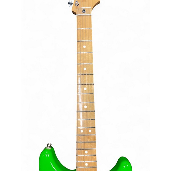 Used Fender  lead ii LIME GREEN Solid Body Electric Guitar