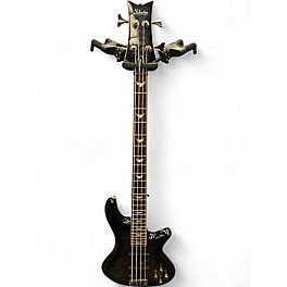 Used Schecter Guitar Research Stiletto Extreme 4 String TRANSPARENT GRAY Electric Bass Guitar
