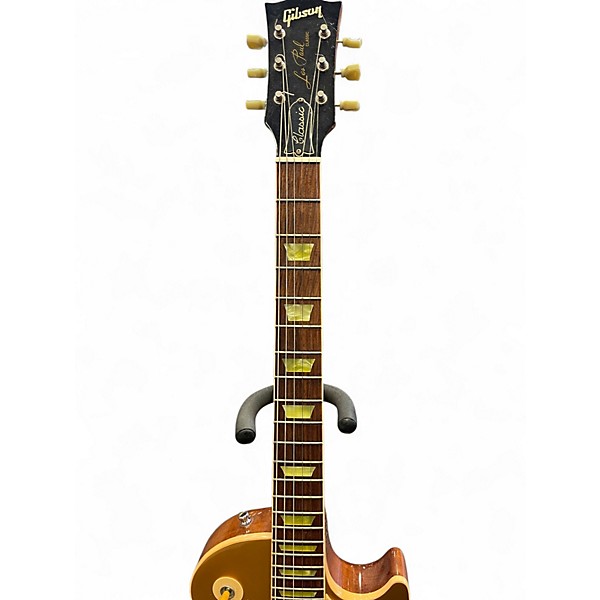 Used Gibson Les Paul Classic Gold Top Solid Body Electric Guitar
