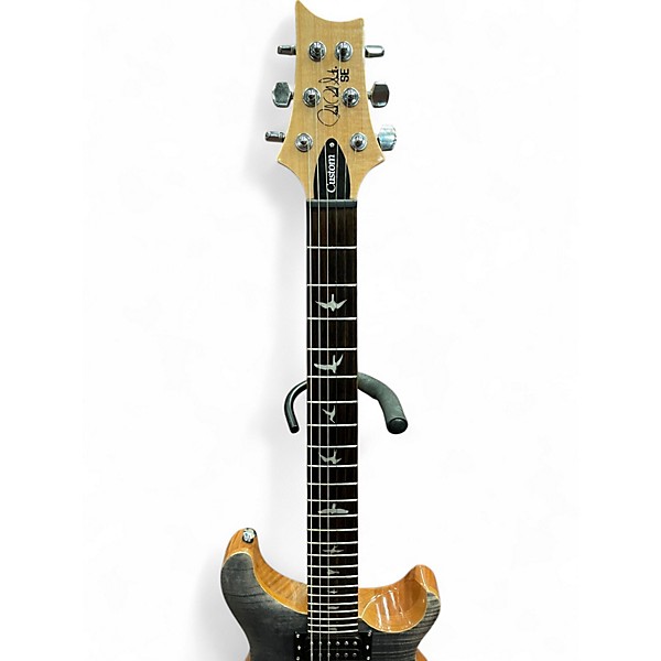 Used PRS SE Custom 24 Charcoal Solid Body Electric Guitar