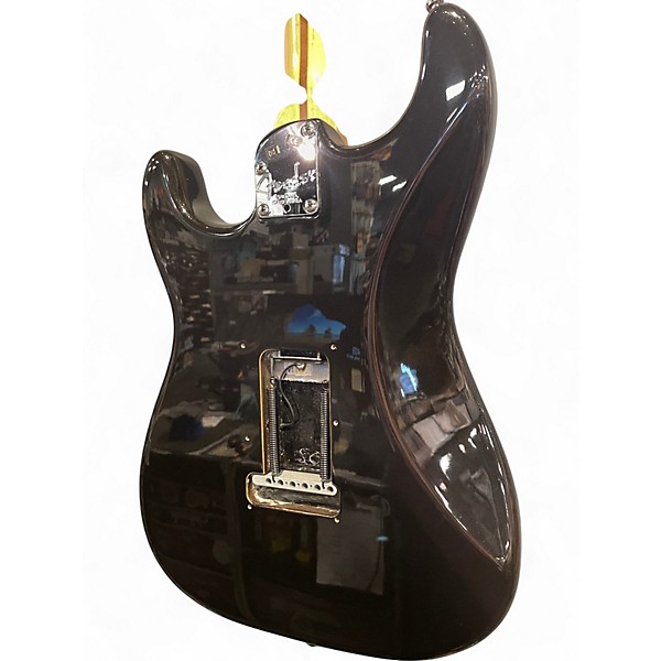 Used Fender American Deluxe Stratocaster HSS MONTEGO BLACK Solid Body Electric Guitar