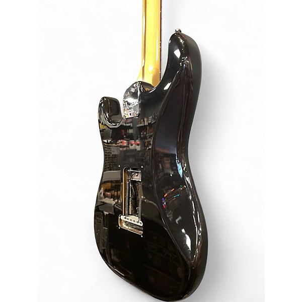 Used Fender American Deluxe Stratocaster HSS MONTEGO BLACK Solid Body Electric Guitar