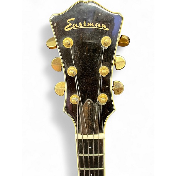 Used Eastman Thinline 2 Tone Sunburst Hollow Body Electric Guitar