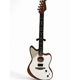 Used Fender ACOUSTASONIC JAZZMASTER WHITE Acoustic Electric Guitar