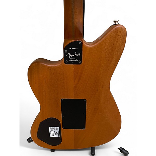 Used Fender ACOUSTASONIC JAZZMASTER WHITE Acoustic Electric Guitar