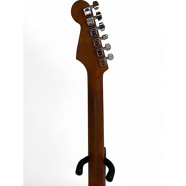 Used Fender ACOUSTASONIC JAZZMASTER WHITE Acoustic Electric Guitar