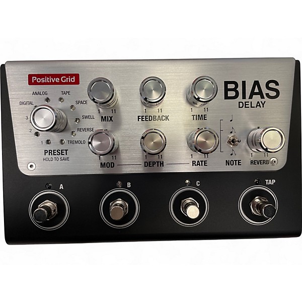 ギター Positive Grid BIAS Delay Outlet Positive Grid BIAS Delay Tone Match Delay Pedal(4