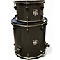 Used 2023 SJC Drums 3 Piece Custom M5 maple Satin Black Stain Drum Kit