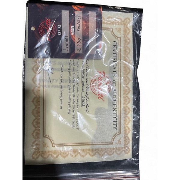 Used Paoletti Guitars Nancy 2P90 Leather Solid Body Electric Guitar