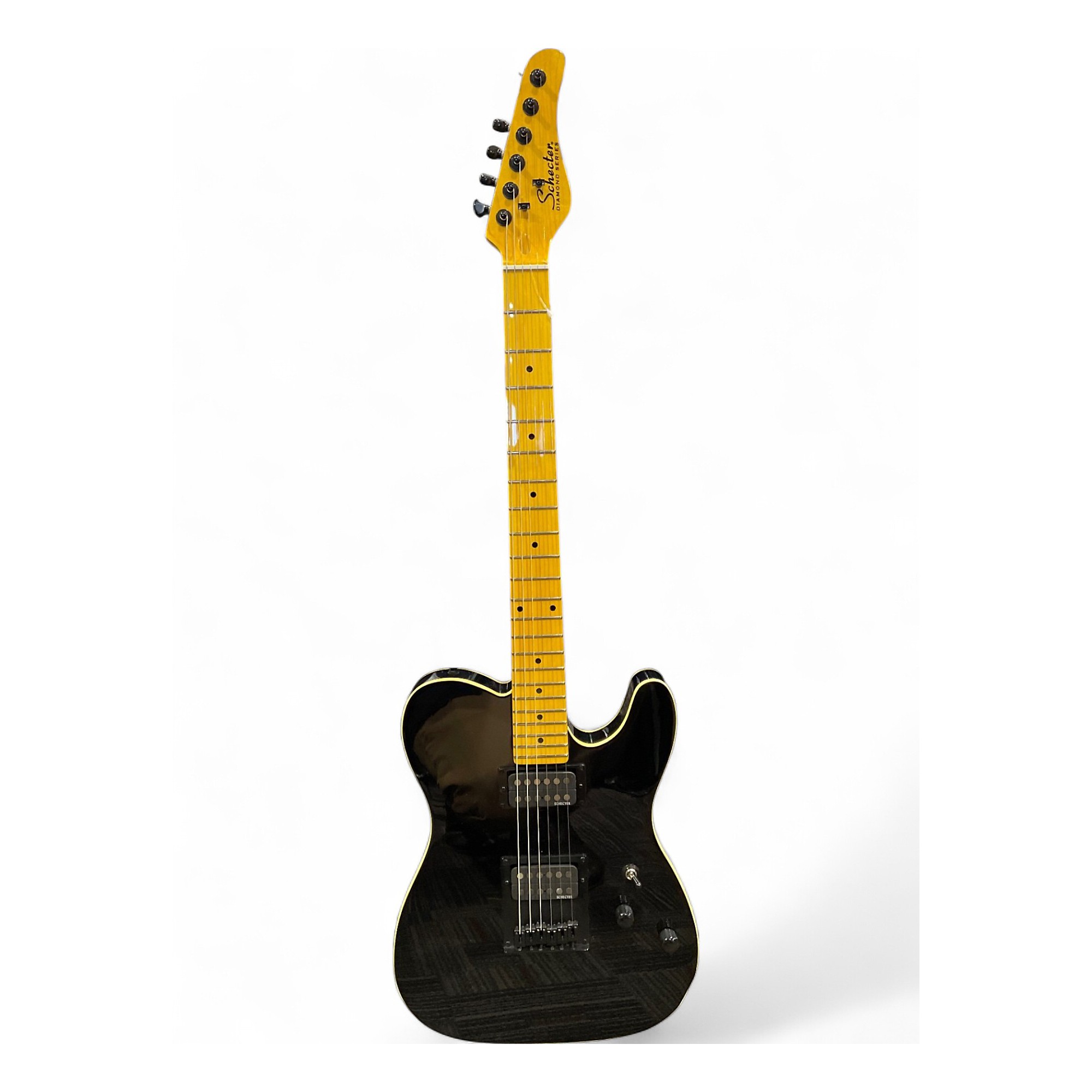 Schecter Guitar Research エレキギター ブラック Used Schecter Guitar Research c-1 fr s Black Solid Body