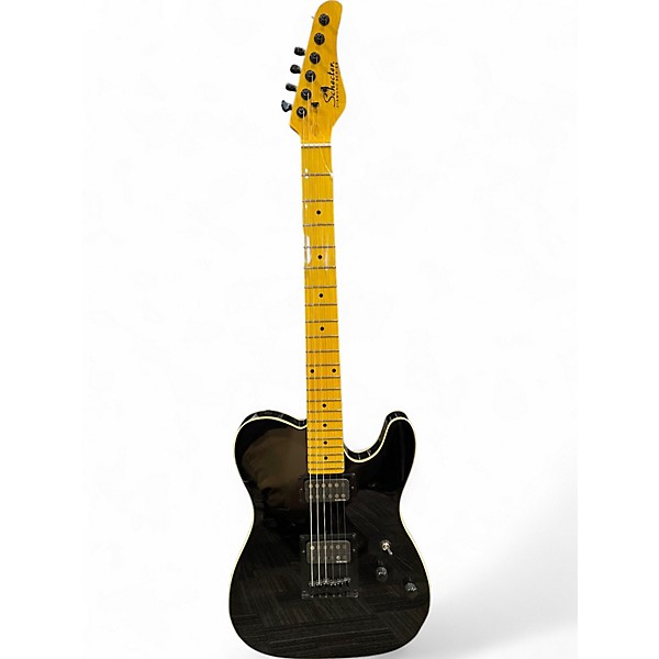 Used Schecter Guitar Research PT Black Solid Body Electric Guitar