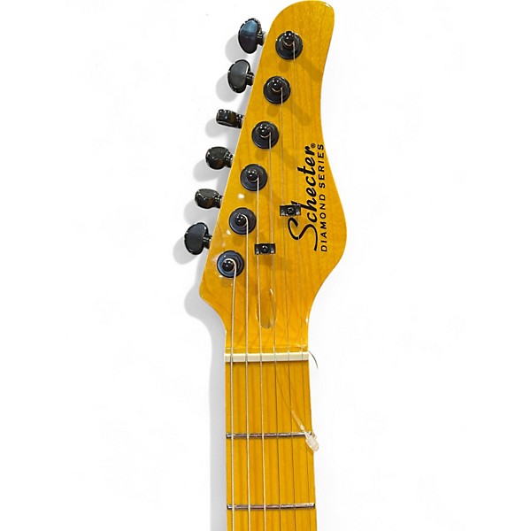 Used Schecter Guitar Research PT Black Solid Body Electric Guitar