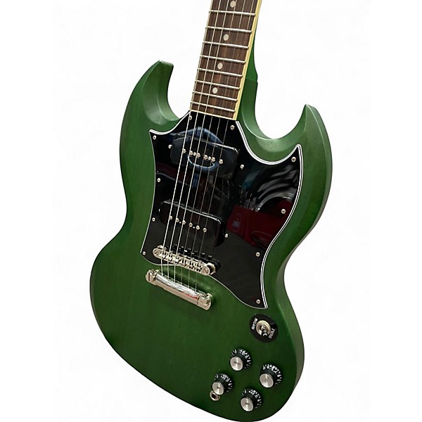 Used Epiphone SG Classic Worn Inverness Green Solid Body Electric Guitar