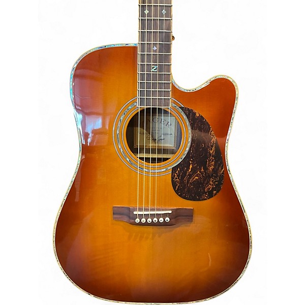 Used Zager ZAD-900ce 2 Color Sunburst Acoustic Electric Guitar,Specials : American Fashion Style Bags On Sale