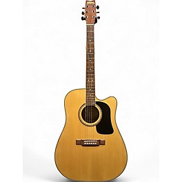 Used Washburn D10SCE Natural Acoustic Electric Guitar