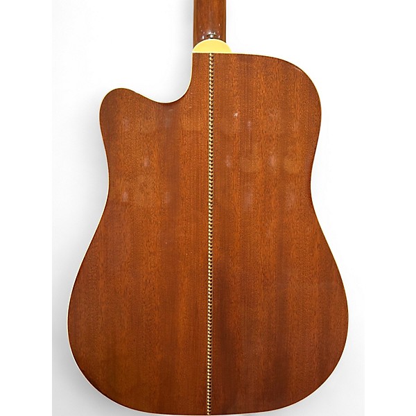 Used Washburn D10SCE Natural Acoustic Electric Guitar