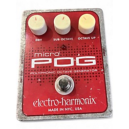 Used Electro-Harmonix Micro Pog Polyphonic Octave Generator Effect Pedal