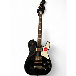 Used Squier Paranormal Troublemaker Telecaster Black Solid Body Electric Guitar