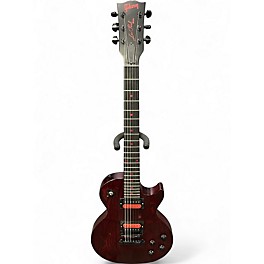 Used Gibson Les Paul Voodoo JuJu Red and black Solid Body Electric Guitar