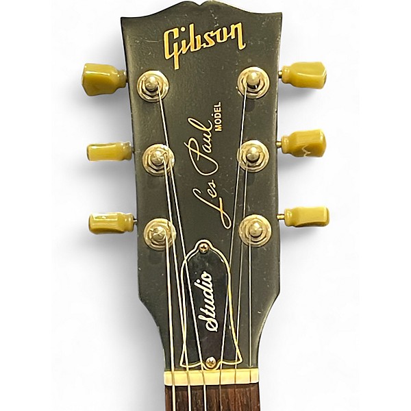 Used Gibson Les Paul Studio Natural Solid Body Electric Guitar