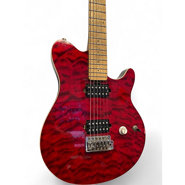 Used 2000s OLP MM1 Red Solid Body Electric Guitar