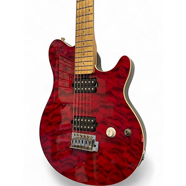 Used 2000s OLP MM1 Red Solid Body Electric Guitar