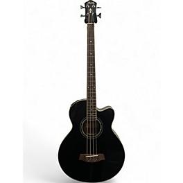 Used Ibanez aeb10 Black Acoustic Bass Guitar