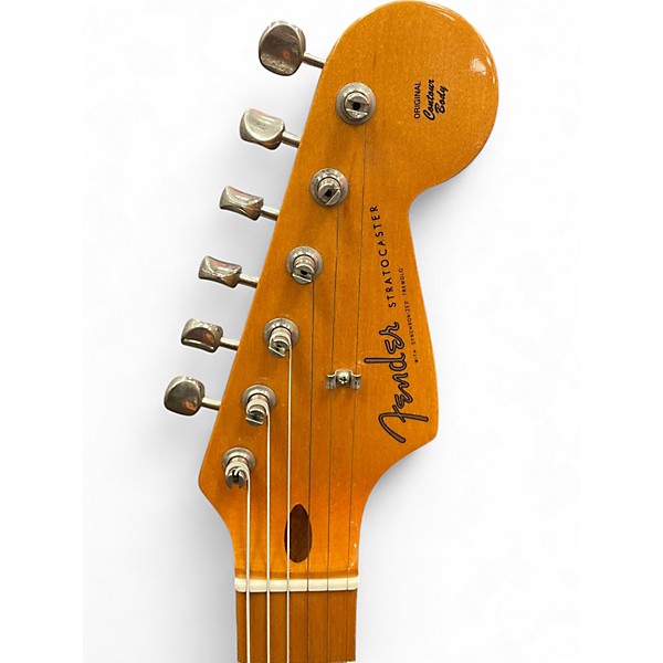 Vintage 1995 Fender American Reissue 57 Stratocaster Sunburst Solid Body Electric Guitar