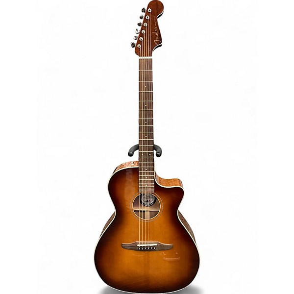Used Fender Newporter Classic 2 Color Sunburst Acoustic Electric Guitar