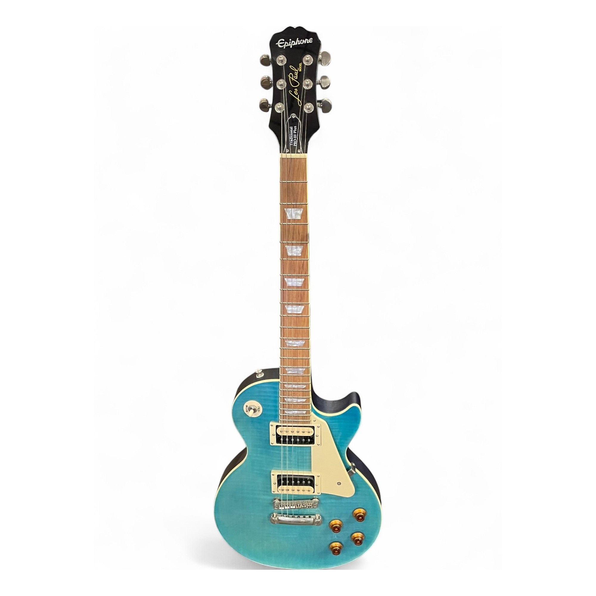 Epiphone LesPaul Traditional Pro Aqua 美品 Used Epiphone Les Paul Traditional PRO III PLUS Ocean