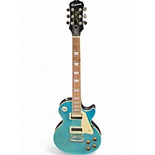 Epiphone LesPaul Traditional Pro Aqua 美品 Used Epiphone Les Paul Traditional PRO III Plus Ocean Blue Solid