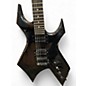 Used 2022 B.C. Rich Stranger Things Eddie's Limited Edition NJ Warlock Black Solid Body Electric Guitar