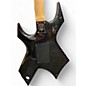 Used 2022 B.C. Rich Stranger Things Eddie's Limited Edition NJ Warlock Black Solid Body Electric Guitar