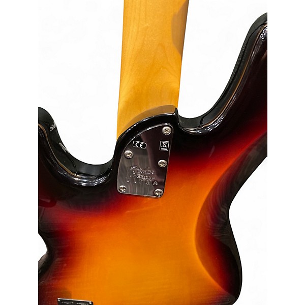 Used Fender American Ultra Jazz Bass 2 Color Sunburst Electric Bass Guitar