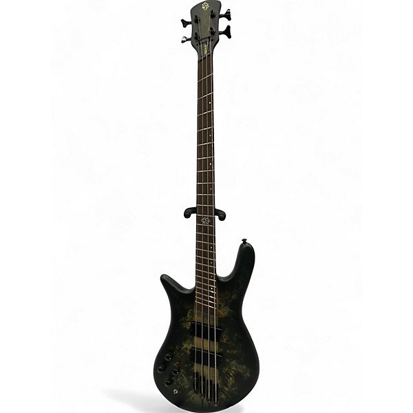 Used Spector Left-handed NS Dimension 4 Haunted Moss Electric Bass Guitar