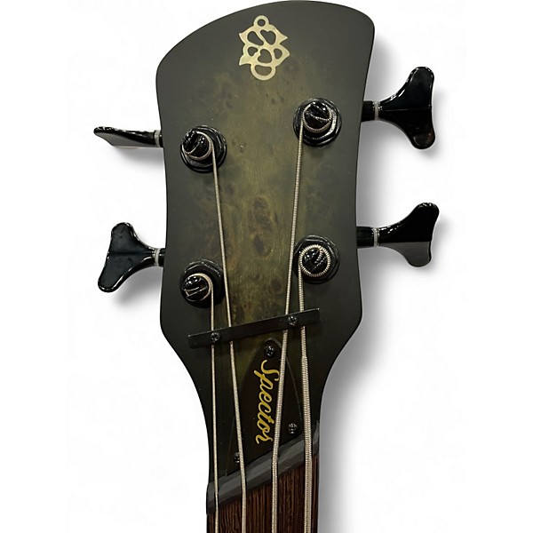Used Spector Left-handed NS Dimension 4 Haunted Moss Electric Bass Guitar