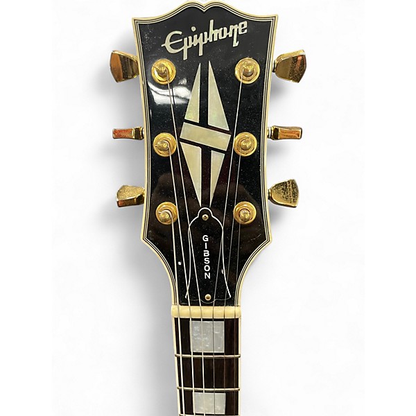 Used Epiphone Les Paul Custom Blackback Pro Black Solid Body Electric Guitar