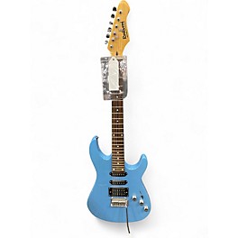 Used Hohner Rockwood Blue Solid Body Electric Guitar